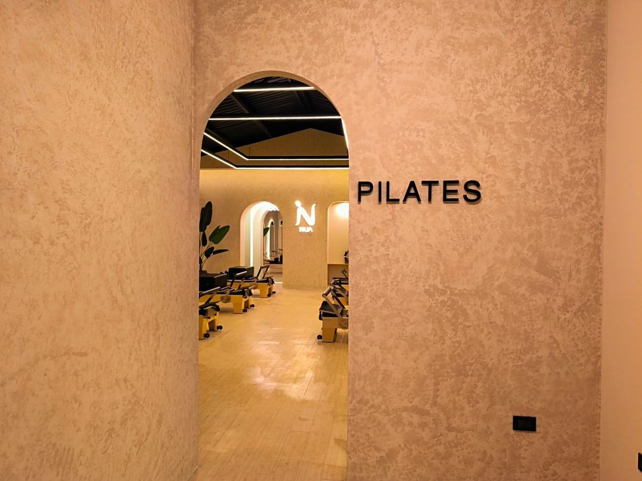 Entrada del estudio NUA Pilates